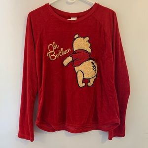 Size 12-14 Large Pooh Bear Sleepwear Sweater